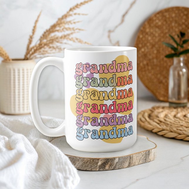 Taza De Café Regalo de amor moderno para las abuelitas (Subido por el creador)
