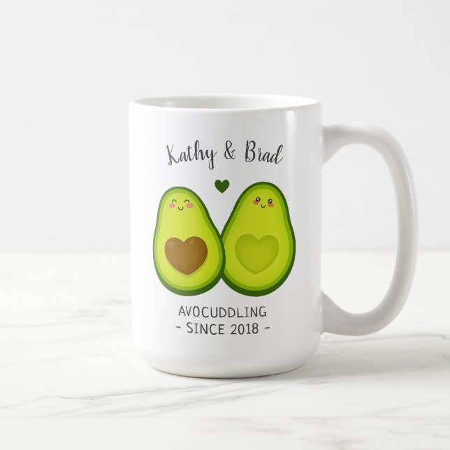 Taza De Café Regalo de aniversario para esposo con nombre perso (Derecha)