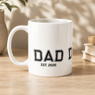Taza De Café Regalo de Año de Establecimiento de Papá Mínimo pa