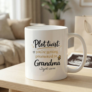 Taza De Café Regalo de Anuncio de Embarazo Abuela