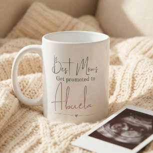 Taza De Café Regalo de Anuncio de Embarazo Ascendido a Abuela