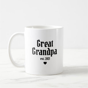 Taza De Café Regalo de anuncio de embarazo del bisabuelo