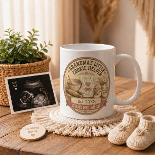 Taza De Café Regalo de anuncio de embarazo para abuela horneand