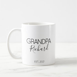Taza De Café Regalo de anuncio de embarazo para abuelo