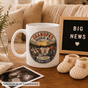 Taza De Café Regalo de Anuncio de Embarazo para Abuelo Balonces