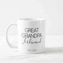 Regalo de anuncio de embarazo para bisabuelo