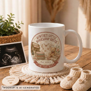 Taza De Café Regalo de anuncio de embarazo para la tía