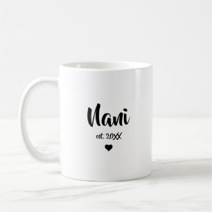 Taza De Café Regalo de Anuncio de Embarazo para Nani Abuela
