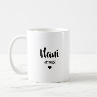 Taza De Café Regalo de Anuncio de Embarazo para Nani Abuela
