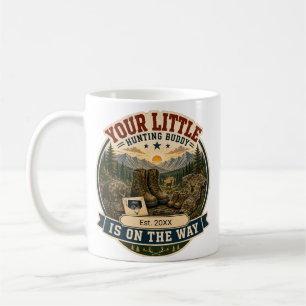 Taza De Café Regalo de anuncio de embarazo para papá cazador