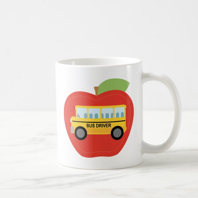 Taza De Café Regalo de Apple del conductor del autobús (Derecha)