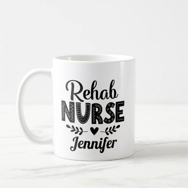 Taza De Café Regalo de Apreciación de Enfermeras de Rehabilitac (Izquierda)