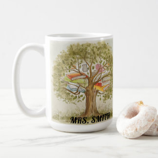 Taza De Café Regalo de Apreciación del Árbol del profesor de pe