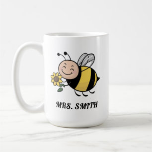 Taza De Café Regalo de Apreciación del Profesor Sonriente de pe