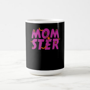 Taza De Café Regalo de araña MOMSTER Spider Net Y Bat Hallowe