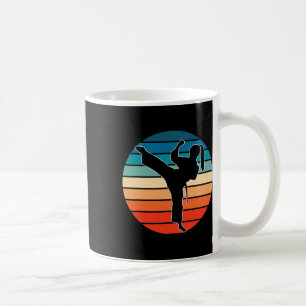 Taza De Café Regalo de artes marciales para niñas - Diseño retr