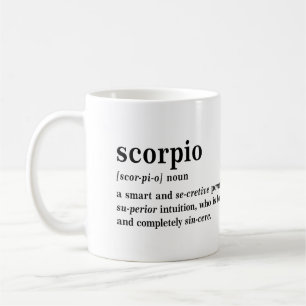 Taza De Café Regalo de astrología estética definición de Escorp