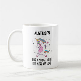 Taza De Café Regalo de Aunticorn para tía