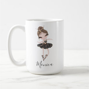 Taza De Café Regalo de ballet princesa bailarina personalizado