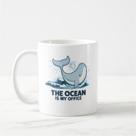 Taza De Café Regalo de Biólogo Marino para Amante del Océano