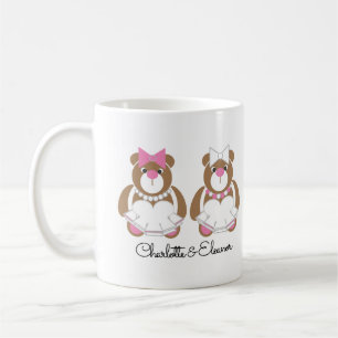 Taza De Café Regalo de boda lesbiana con novia