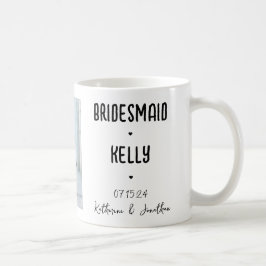 Taza De Café Regalo de boda personalizado con foto de dama de h