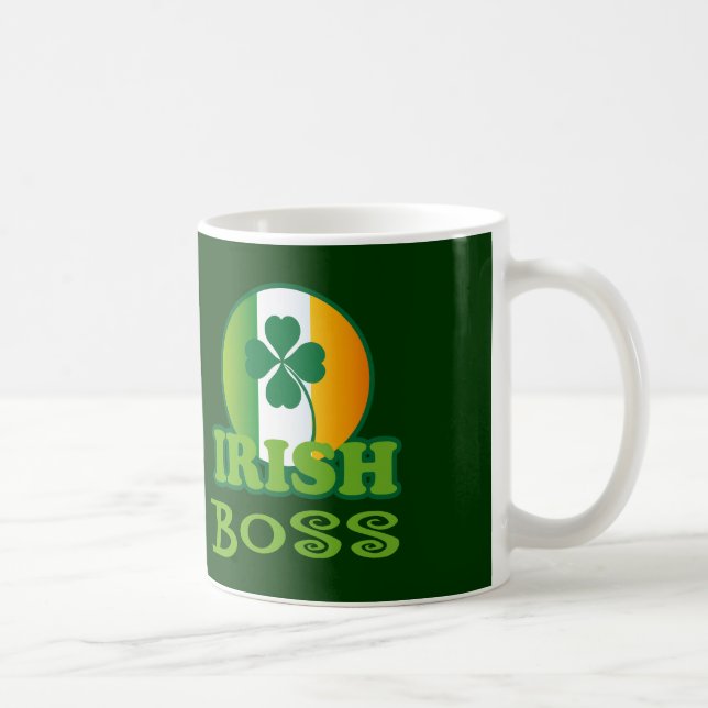 Taza De Café Regalo de Boss del irlandés (Derecha)