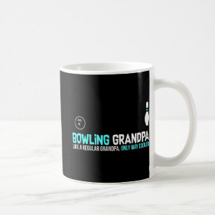 Taza De Café Regalo de Bowling Grandpa Fun Cute League