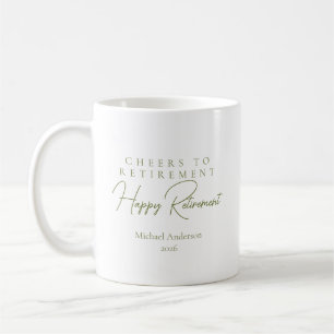 Taza De Café Regalo de brindis por jubilación
