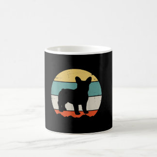 Taza De Café Regalo de Bulldog retro vintage para mamá de perro