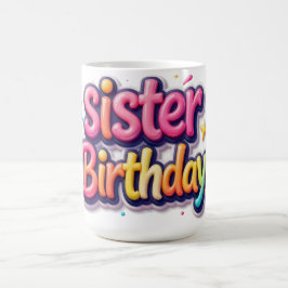 Taza De Café Regalo de burbujas de arcoíris para cumpleaños de 