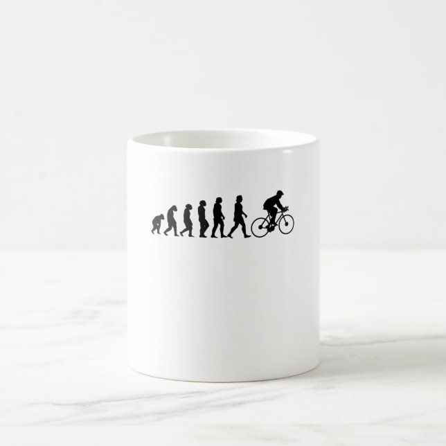 Taza De Café Regalo de ciclismo de evolución (Centro)