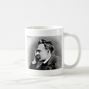 Taza De Café Regalo de cita de sabiduría de Nietzsche "Orgullo