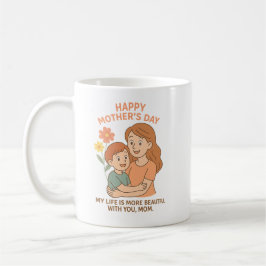 Taza De Café Regalo de citas de madre e hijo