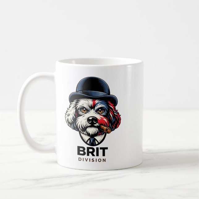 Taza De Café Regalo de Cockapoo para Amantes de Perros Diseño d (Izquierda)