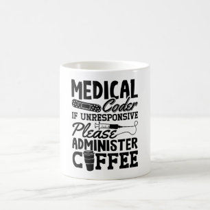 Taza De Café Regalo de Codificación de ICD Coder Medical Coffee