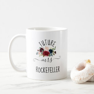 Taza De Café Regalo de Compromiso Personalizado para la Futura 