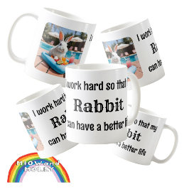 Taza De Café Regalo de conejo mascota conejo