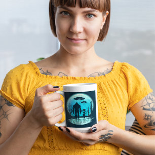 Taza De Café Regalo de conspiración para la revelación de OVNI 