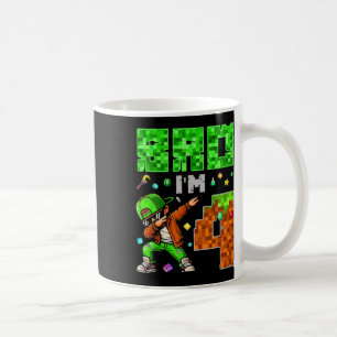Taza De Café Regalo de cumpleaños al estilo Pixel Dab Gamer par