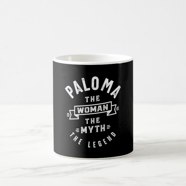 Taza De Café Regalo de cumpleaños con nombre personalizado de P (Centro)