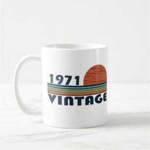 Taza De Café Regalo de cumpleaños de 1971 vintage