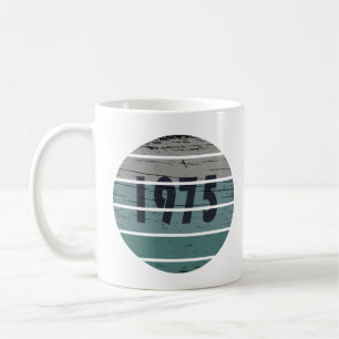 Taza De Café Regalo de cumpleaños de 1975 vintage