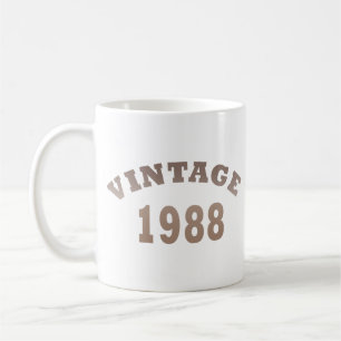 Taza De Café Regalo de cumpleaños de 1988 vintage