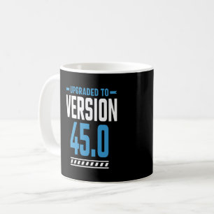 Taza De Café Regalo de cumpleaños de 45 años