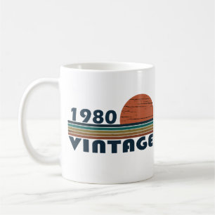 Taza De Café Regalo de cumpleaños de edición de 1980