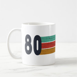 Taza De Café Regalo de cumpleaños de la vendimia nacido en 1980