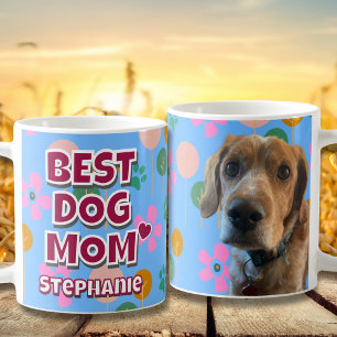 Taza De Café Regalo de cumpleaños de mamá de perro lindo, amigo