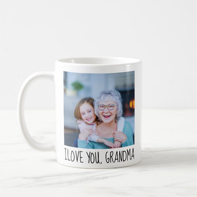 Taza De Café Regalo de cumpleaños del café fotográfico personal (Izquierda)