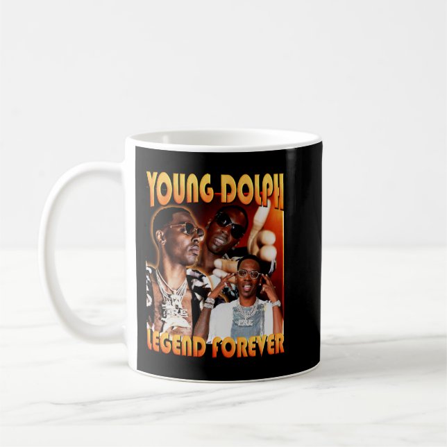 Taza De Café Regalo de cumpleaños joven Dolph Bootleg Tee Vinta (Izquierda)